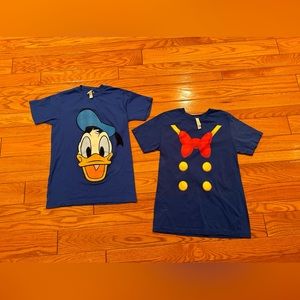 Two Donald Duck Disney themed  Shirts!